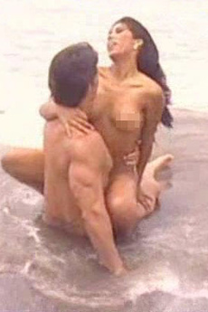 Daniela Cicarelli And Karen Dejo Get Caught Fucking In The Beach