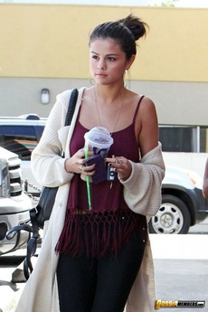 Compilation Of Selena Gomez Braless While Out And About